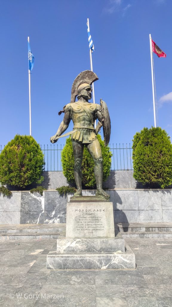 Monumento a Leónidas en Esparta