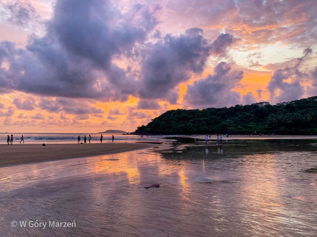 Zachód słońca na Goa